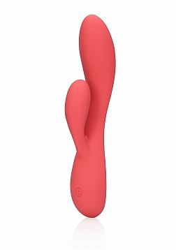 Smooth Ultra Soft Silicone Rabbit Vibrator - Astro Dust