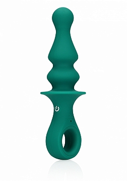 Pawn Shaped Anal Vibrator - Peacock Plume