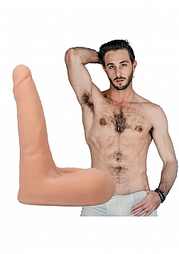 Lucas Frost - Realistic ULTRASKYN Dildo - 7" / 18 cm - Vanilla