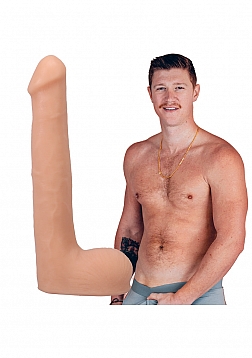 Oliver Flynn - Realistic ULTRASKYN Dildo - 10" / 25 cm - Vanilla