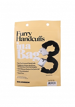 Furry Handcuffs - Black