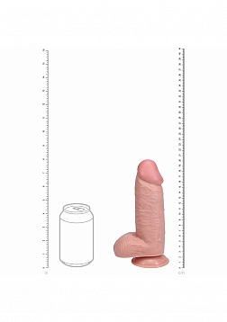 RealRock - Ultra Realistic Skin - Extra Thick with Balls - 8\