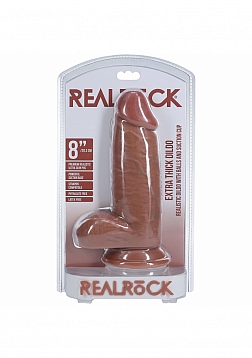 RealRock - Ultra Realistic Skin - Extra Thick with Balls - 8\
