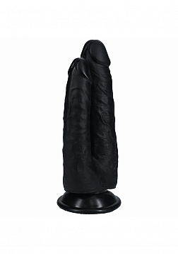 RealRock - Ultra Realistic Skin - Double Trouble - 5"/6" - Black