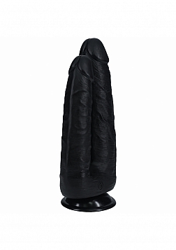 RealRock - Ultra Realistic Skin - Double Trouble - 7"/8" - Black