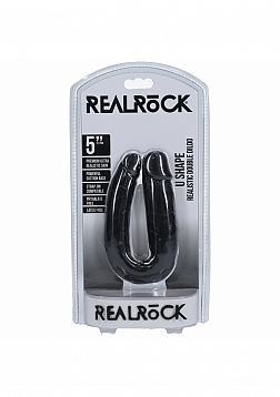RealRock - Ultra Realistic Skin - U Shaped Double Dildo - 5\