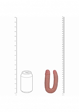 RealRock - Ultra Realistic Skin - U Shaped Double Dildo - 5\