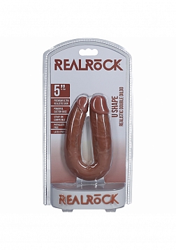 RealRock - Ultra Realistic Skin - U Shaped Double Dildo - 5\