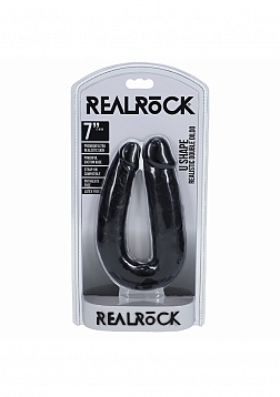 RealRock - Ultra Realistic Skin - U Shaped Double Dildo - 7\
