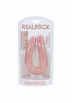 RealRock - Ultra Realistic Skin - U Shaped Double Dildo - 7\