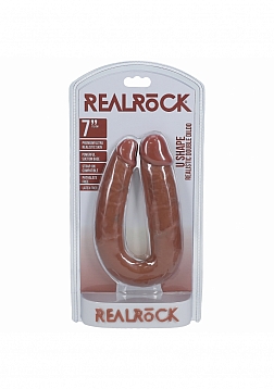 RealRock - Ultra Realistic Skin - U Shaped Double Dildo - 7\