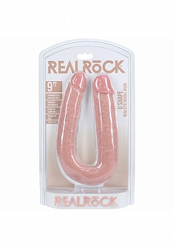 RealRock - Ultra Realistic Skin - U Shaped Double Dildo - 9\