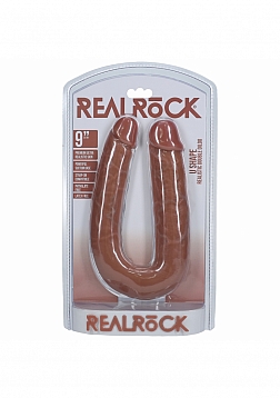 RealRock - Ultra Realistic Skin - U Shaped Double Dildo - 9\