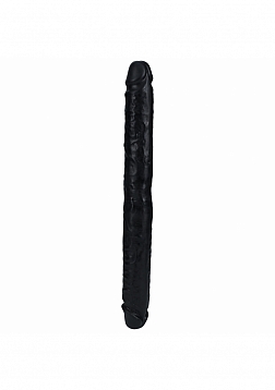 RealRock - Ultra Realistic Skin - Slim Double Ended Dong 14" - Black