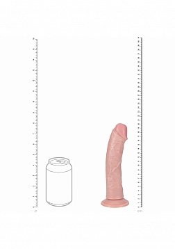 RealRock - Ultra Realistic Skin - Vibrating Rechargeable - Regular Curved - 8\