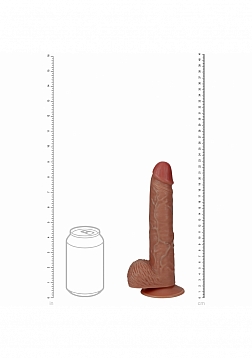 RealRock - Ultra Realistic Skin - Vibrating Rechargeable - Regular Straight - 9\