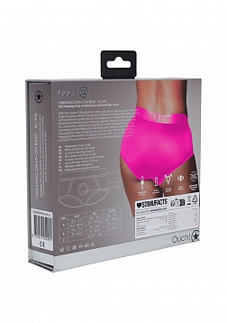Ouch! - Vibrating Strap-on Brief - Pink- XL/XXL
