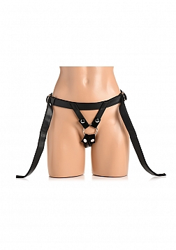 Velvet Kiss Strap-On Harness - Black