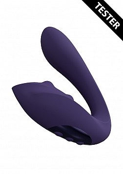 Yuki - Rechargeable Dual Motor - G-Spot Vibrator with Massaging Beads - Purple - Tester