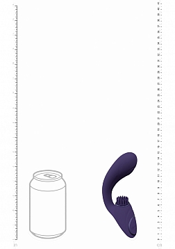 VIVE - Gen - Triple G-Spot Vibrator with Pulse Wave - Purple