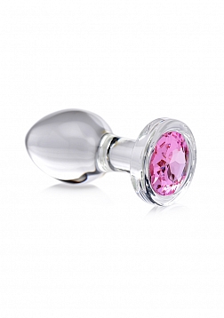 Gem Glass Anal Plug - Medium