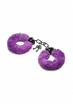 Cuffed in Fur - Furry Handcuffs - Purple