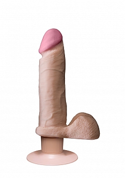 Vibrating Dildo with Balls - 6" / 15 cm