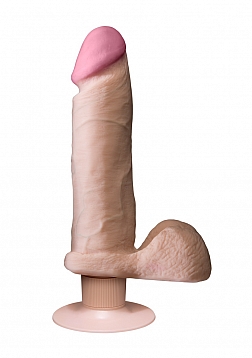 Vibrating Dildo with Balls - 8" / 20 cm