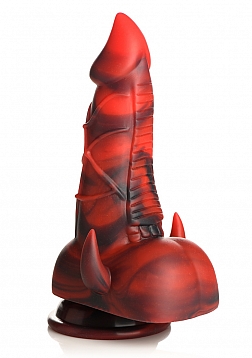 Horny Devil - Demon Silicone Dildo - Red