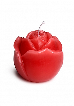 Flaming Rose - Drip Candle - Red