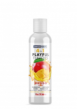 4 in 1 Lubricant with Mango Flavor - 1 fl oz / 30 ml