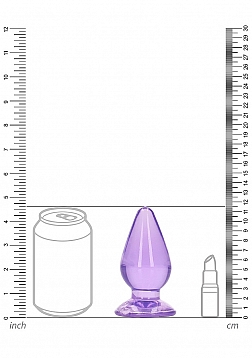 RealRock - Crystal Clear - Anal Plug - 4.5\