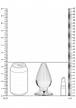 RealRock - Crystal Clear - Anal Plug - 4.5\