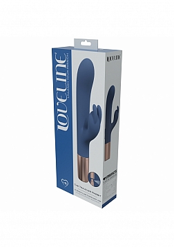LoveLine - Traveler Rabbit - 10 Speed - Silicone - Rechargeable - Splashproof - Blue/Grey