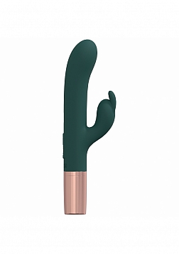LoveLine - Traveler Rabbit - 10 Speed - Silicone - Rechargeable - Splashproof - Forest Green