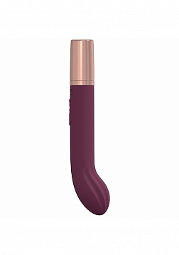 LoveLine - Traveler G-Spot - 10 Speed - Silicone - Rechargeable - Splashproof - Burgundy