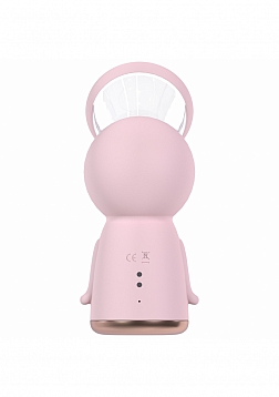Pumped - Exquisite - Automatic - 13-Speed - Silicone - Rechargeable Vulva & Breast Pump - Pink