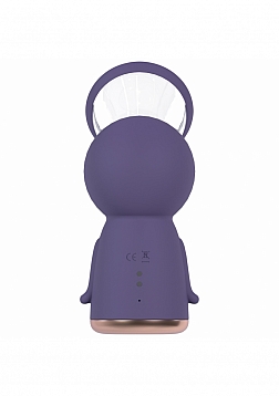 Pumped - Exquisite - Automatic - 13-Speed - Silicone - Rechargeable Vulva & Breast Pump - Purple