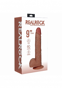 RealRock - Ultra Realistic Skin - Vibrating Rechargeable - Regular Straight - 9\