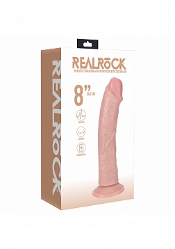 RealRock - Ultra Realistic Skin - Vibrating and Rotating Cock - Regular Curved - 8\