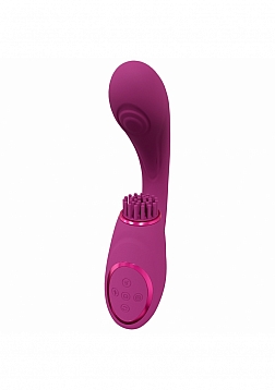 VIVE - Gen - Triple G-Spot Vibrator with Pulse Wave - Pink