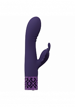 Royal Gems - Monarch - 10 Speed Silicone Rechargeable Vibrator - Purple