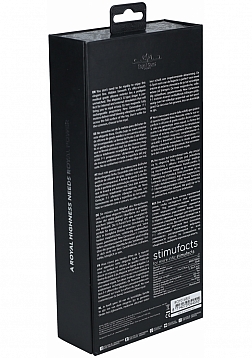 Royal Gems - Majestic - 10 Speed Silicone Rechargeable Vibrator - Black
