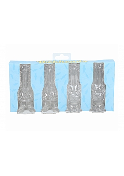 SLI - The Dickheads - Couples Tall Shot Glass - Transparent