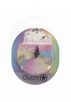 Ouch! - Heavy-duty Fluffy Handcuffs - Multicolor 2