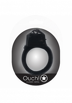 Ouch! - Classic Metal Handcuffs - Black