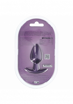 Ouch! - Anal Plug - Medium - Silicone - Metallic Purple