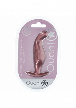 Ouch! - P-Spot Anal Plug - Silicone - Rose Gold