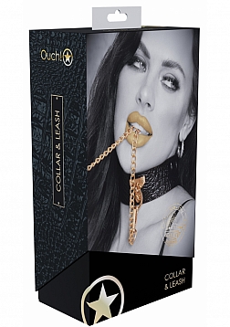 Ouch! - Rome Collection - Collar with Leash