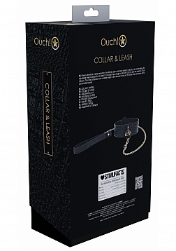 Ouch! - Rome Collection - Collar with Leash